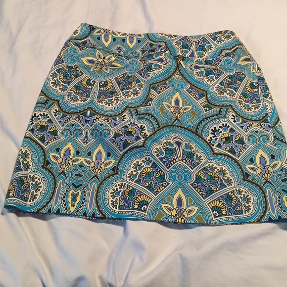 Paisley print skirt
