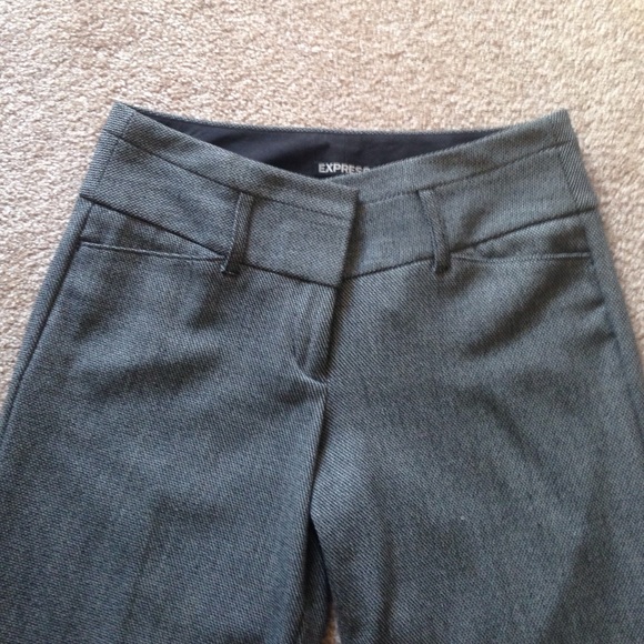Black and white slacks