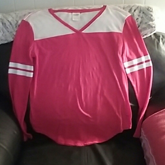 PINK Victoria's Secret Tops - V.S. PINK VARSITY TOP for @kendall_brownnn ONLY