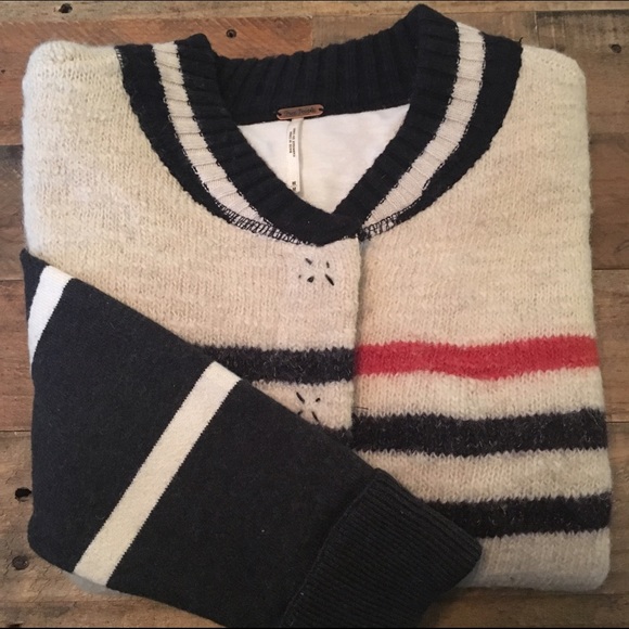 Free People Bomber Sweater.