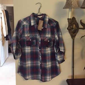 NWT Francesca's Flannel! 👚