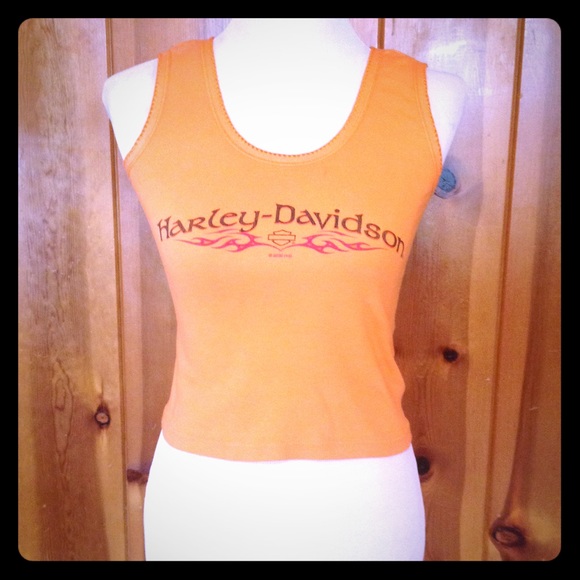 Early 2000's Harley Davidson baby doll tank top.