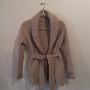 Madewell shawl collar wrap cardigan