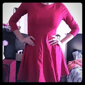 Red Longsleeve LULUs Dress