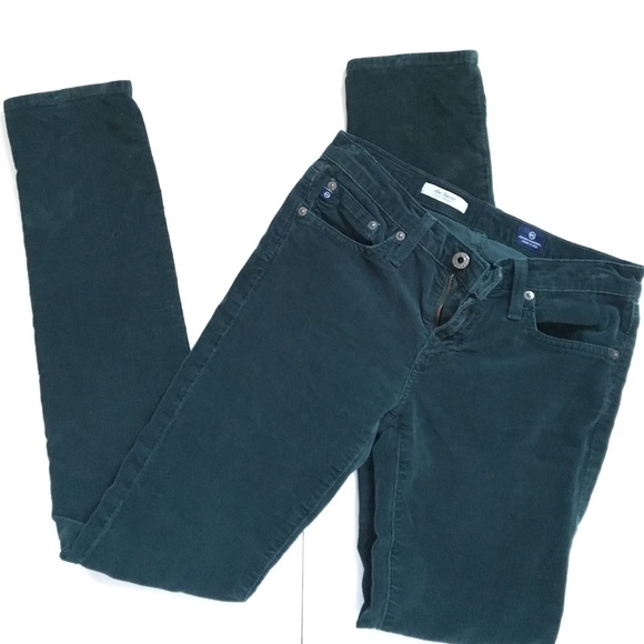 Anthropologie AG the Stevie Slim Green Cords 26R