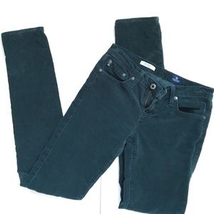 Anthropologie AG the Stevie Slim Green Cords 26R