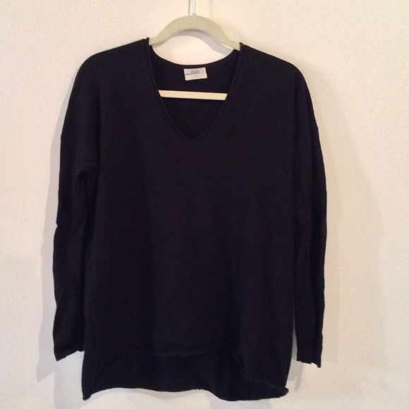 Madewell rolled v-neck sweater