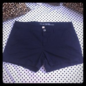 GAP Skinny Boyfriend Blue Khaki Shorts