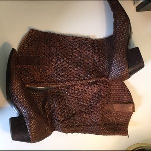 Vintage Leather Cowboy Boots