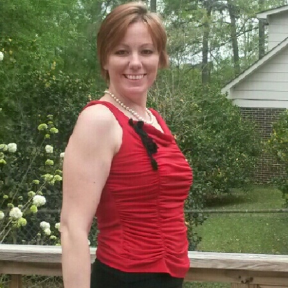 Pretty Red Dress Top