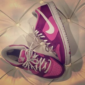 Pink Nike dunks