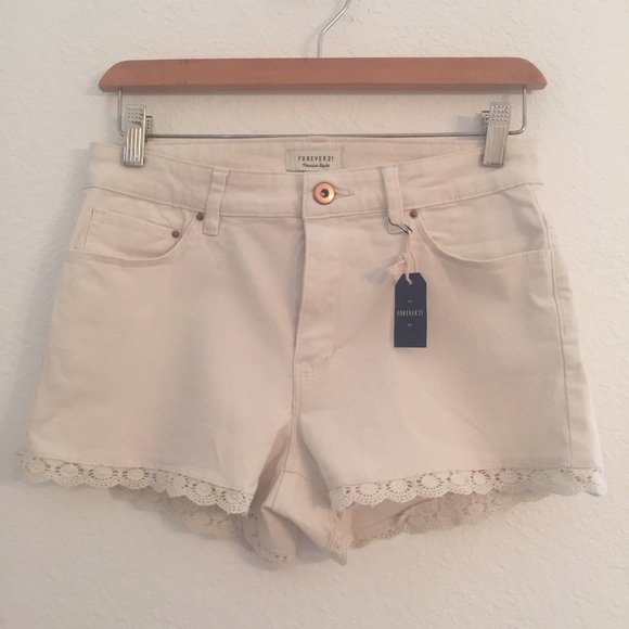 forever new denim shorts