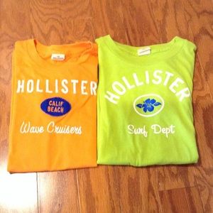Bundle of 2 Hollister t shirts