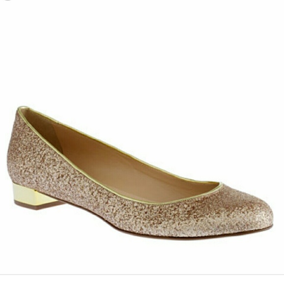 J. Crew Janey glitter flats