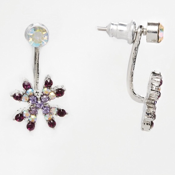 Asos Swinging flower earrings