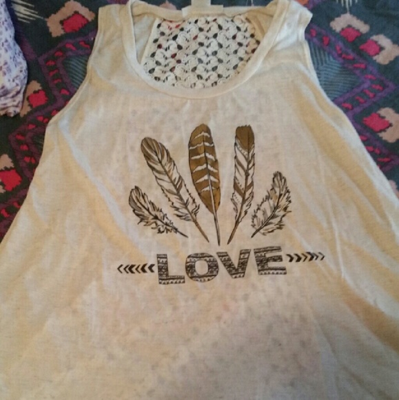Love Feather Tank Top