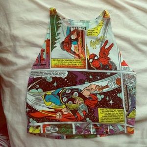 Marvel Crop Top