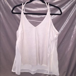 🚫🚫🚫ITEM SOLD 🚫🚫🚫Sans Souci suede tank top