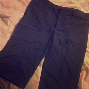 Black Dressy Bermudas