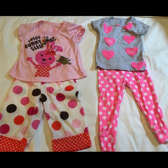 SOlD Toddler girls summer pajama sets