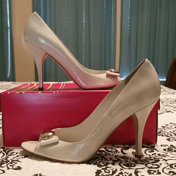 BCBGirls open toe pumps