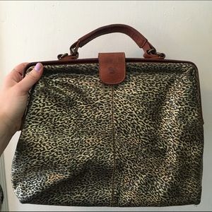 Vintage Furla Leopard Purse