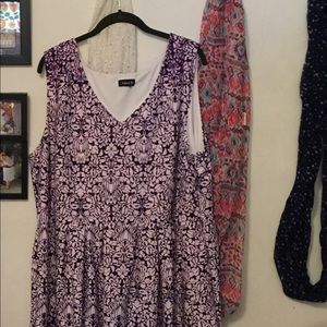 Floral Purple Dress