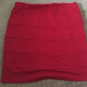 Forever 21 red skirt