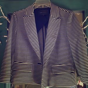 BCBG Striped Blazer