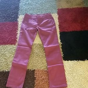 Maroon Liverpool London Straight leg pants