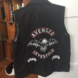 Avenged sevenfold a7x vest denim