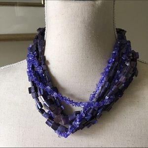 Purple necklace