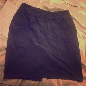Black Pencil Skirt With Pockets