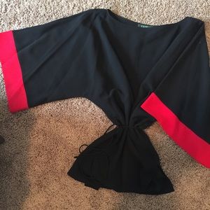 Ralph Lauren wide sleeved dress top