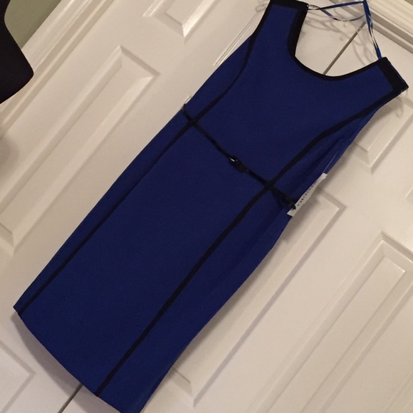 Studio One NWT Sz 18 Royal Blue color block dress