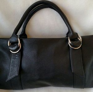 Express black handbag