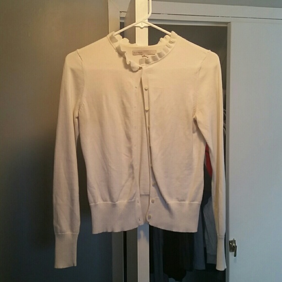 White Old Navy cardigan