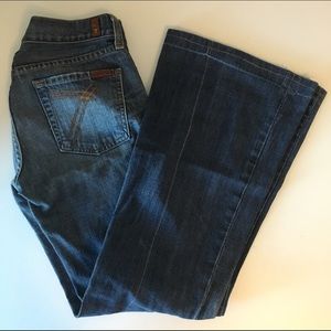 Authentic 7FAM Dojo Jeans Size 25