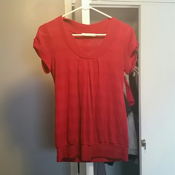 Red Charlotte Russe top