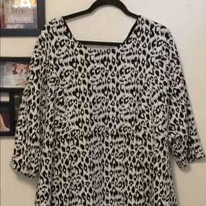 Lane Bryant Animal Print Dress