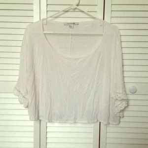 Flowy Off The Shoulder Crop Top