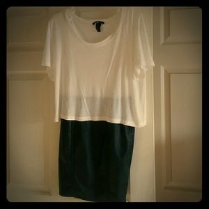 Leather H&M Dress