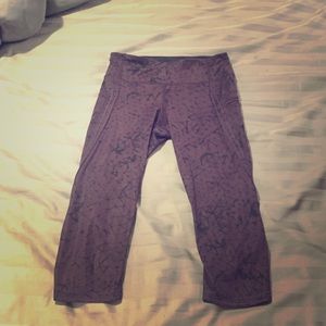 Top Speed Crop- Black Cherry Star Crush size 4