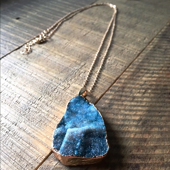 Jewelry - Brand new blue and green chakra necklace