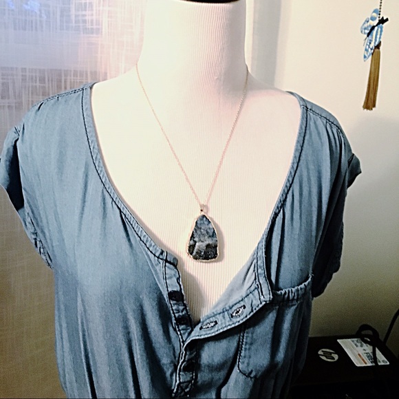 Brand new blue and green chakra necklace - Picture 4 of 4