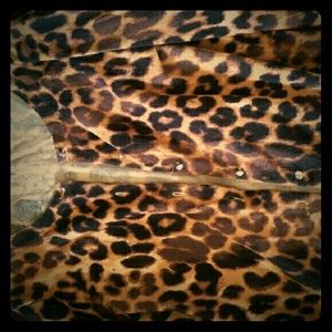 Express leopard print sweater