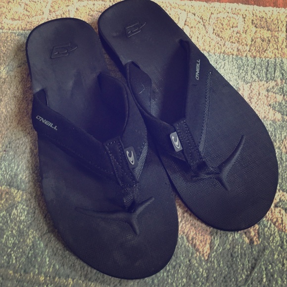 Oneill Leather strap flip flop men's size 11.5