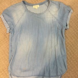 Anthropologie chambray top