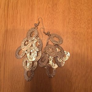 Silver dangly earrings