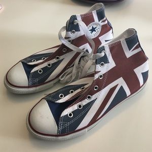 Flag style converse